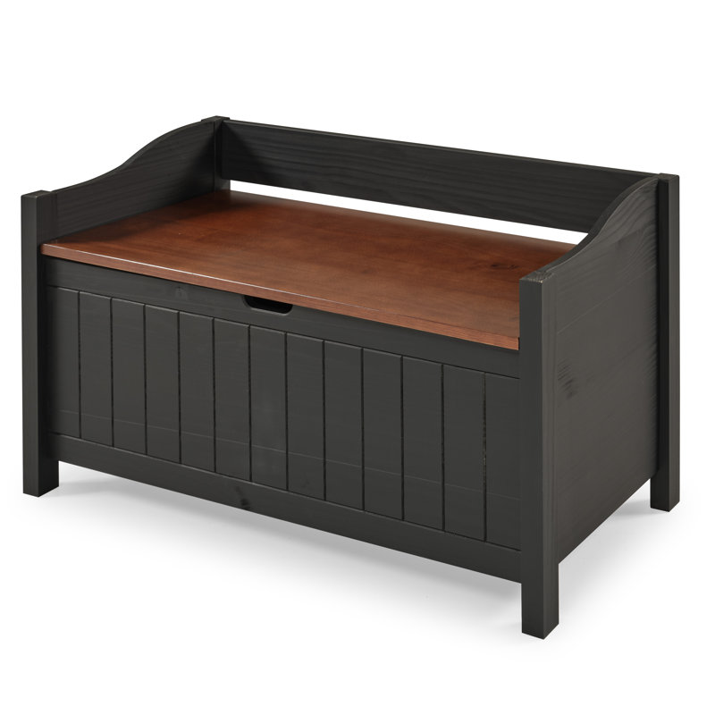 Red Barrel Studio® Solid Wood Flip Top Storage Bench & Reviews Wayfair